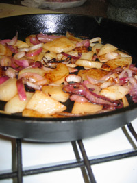 QUICK ONE PAN NASHI, KUMARA AND PORK